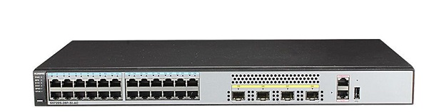 24-Port Gigabit Ethernet + 4-Port GE SFP Switch HUAWEI S5720S-28P-SI-AC 