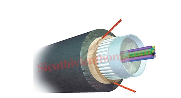 Cáp quang Outdoor 8FO Single mode OS2 COMMSCOPE (X-1427451-4)
