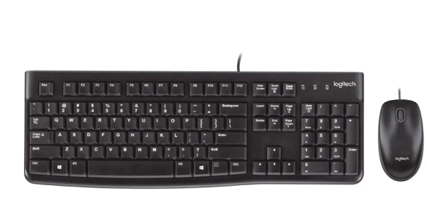 Bàn phím và Chuột có dây Logitech MK120