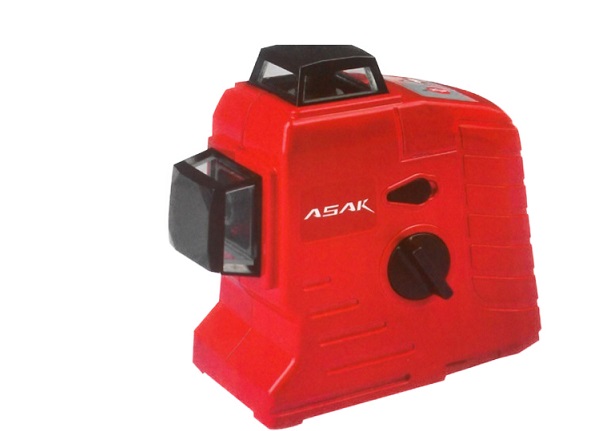 Máy đo mức cân bằng tia Laser Đỏ 3D ASAK BL1201