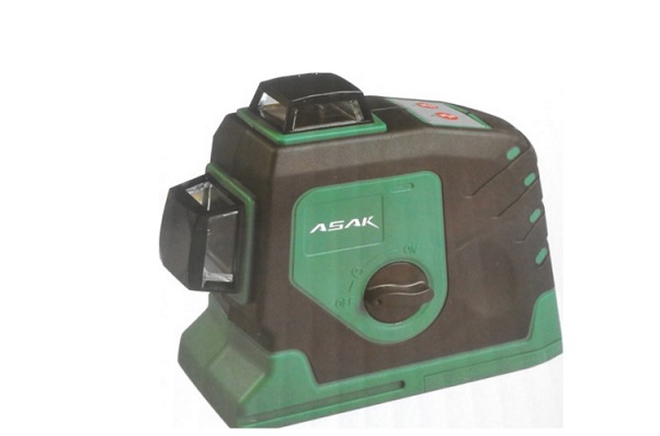 Máy đo mức cân bằng tia Laser Xanh 3D ASAK BL1203