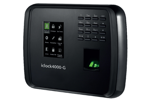 Máy chấm công vân tay, thẻ cảm ứng và pin lưu điện ZKTeco iCLOCK4000-G 