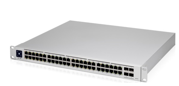 48-Port Gigabit Ethernet + 4-Port 1/10G SFP+ PoE Switch UBIQUITI UniFi USW-Pro-48-POE