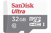 Phụ kiện Camera | Thẻ nhớ Micro SD 32GB SANDISK Ultra SDSQUNR-032G-GN3MN
