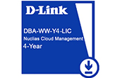 Thiết bị mạng D-Link | Nuclias 4-year license for Cloud AP D-Link DBA-WW-Y4-LIC
