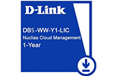 Thiết bị mạng D-Link | Nuclias 1-year license for Cloud Switch D-Link DBS-WW-Y1-LIC
