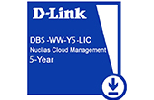 Thiết bị mạng D-Link | Nuclias 5-year license for Cloud Switch D-Link DBS-WW-Y5-LIC