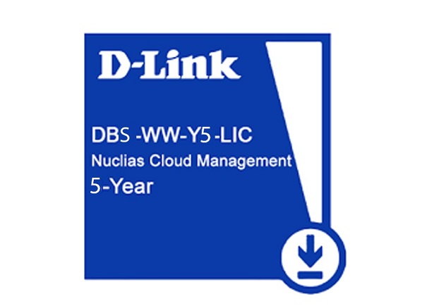 Nuclias 5-year license for Cloud Switch D-Link DBS-WW-Y5-LIC