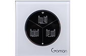 Thiết bị thông minh GOMAN  | Công tắc cửa cuốn 3 nút GOMAN GM-275EU