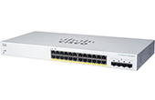 Thiết bị mạng Cisco | 24-Port Gigabit + 4-Port Gigabit SFP Smart Switch CISCO CBS220-24T-4G
