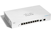 Thiết bị mạng Cisco | 8-Port Gigabit + 2-Port Gigabit SFP Smart Switch CISCO CBS220-8T-E-2G