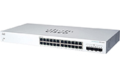 Thiết bị mạng Cisco | 24-port Gigabit Ethernet + 4x10G SFP+ Switch CISCO CBS220-24T-4X