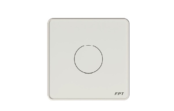 Công tắc cảm ứng 1 nút vuông trắng FPT Smart Home SNBR0125