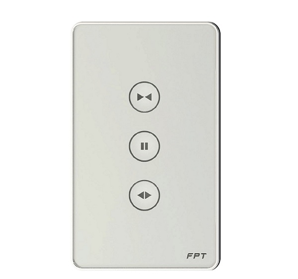 Công tắc rèm chữ nhật trắng FPT Smart Home SNBR0234