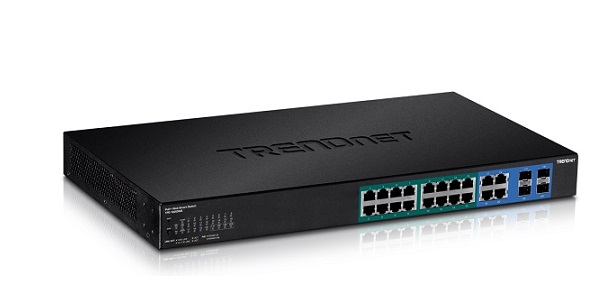 20-Port Gigabit Web Smart PoE+ Switch TRENDnet TPE-1620WS