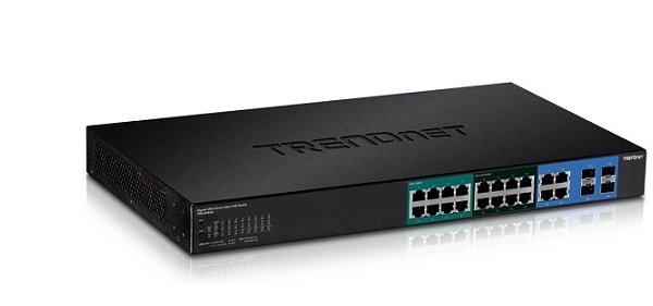 20-Port Gigabit Web Smart Ultra PoE Switch TRENDnet TPE-204US