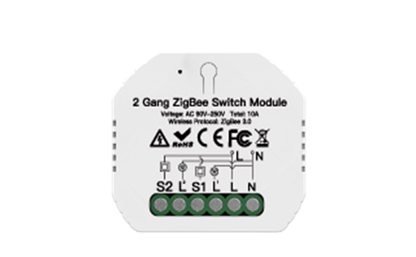 Công tắc thông minh 2 cổng ICANTEK MS-104BZ 