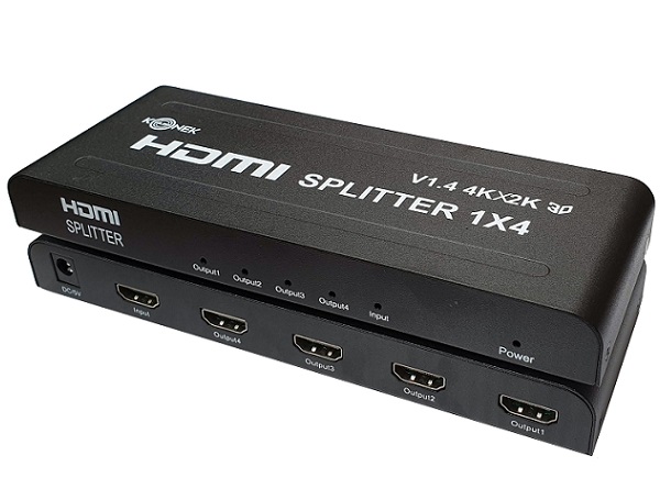 Bộ chia HDMI 1 ra 4 V1.4b Golden Konek