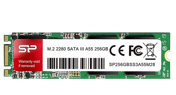 Ổ cứng Silicon Power M.2 2280 SATA SSD A55 256GB