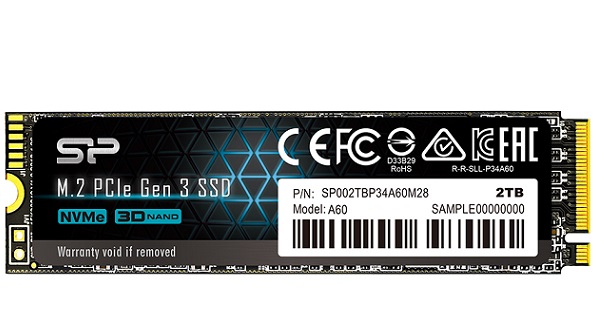 Ổ cứng Silicon Power M.2 2280 PCIe SSD A60 2TB