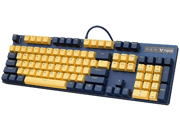 Bàn phím cơ Gaming RAPOO V500Pro Yellow Blue