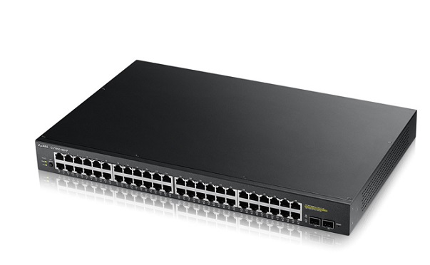 48-port GbE Smart Managed PoE Switch ZyXEL GS1900-48HP