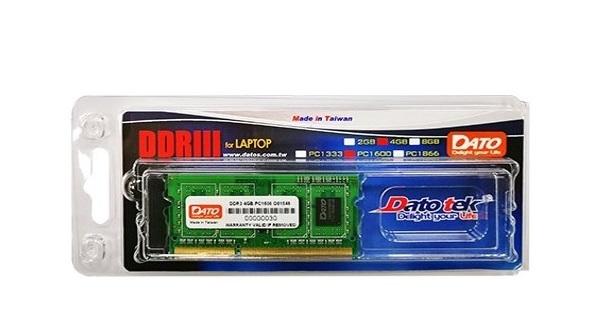 RAM Laptop DATO DDR3 4GB 1600MHz