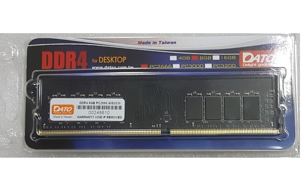 RAM Desktop DATO DDR4 8GB 2666MHz