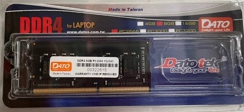 RAM Laptop DATO DDR4 8GB 2666MHz