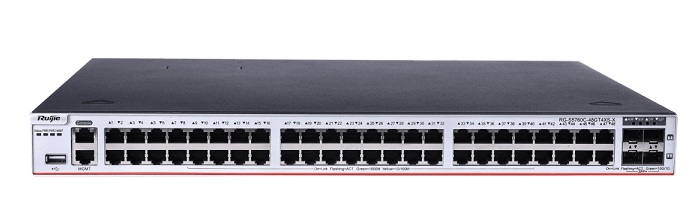 48-Port 10/100/1000BASE-T + 4-Port 1G/10G SFP+ Switch RUIJIE RG-S5760C-48GT4XS-X