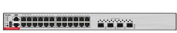 24-Port Gigabit + 4-Port 1G/10G SFP+ PoE Switch RUIJIE RG-S5310-24GT4XS-P-E