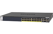 Thiết bị mạng NETGEAR | 24x1G PoE+ with 2x10GBASE-T and 2xSFP+ Stackable Managed Switch NETGEAR GSM4328PA