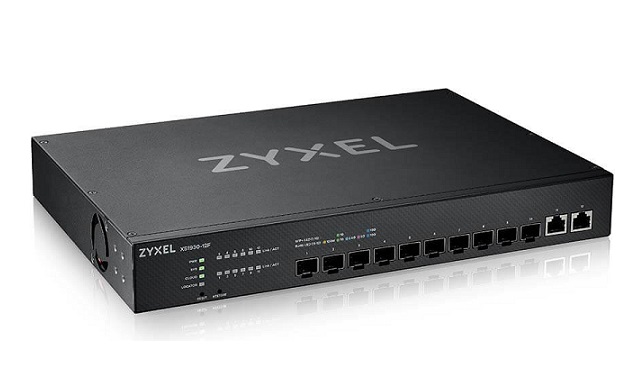 10-port 10G SFP+ + 2-port Multi-Gigabit Smart Managed Switch ZyXEL XS1930-12F