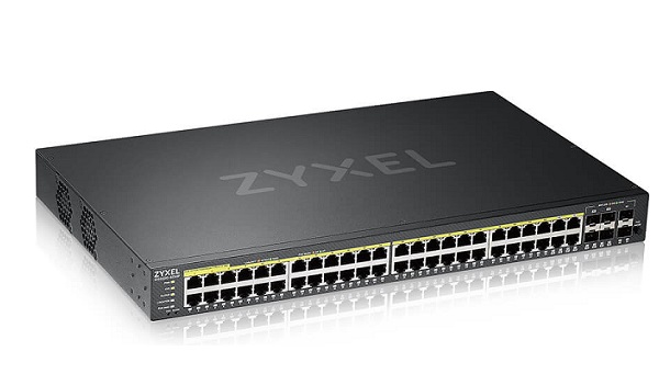 44-port GbE PoE + 4-port GbE combo + 2-Port GbE SFP Managed Switch ZyXEL GS2220-50HP