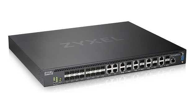 28-port 10GbE L3 Aggregation Switch ZyXEL XS3800-28