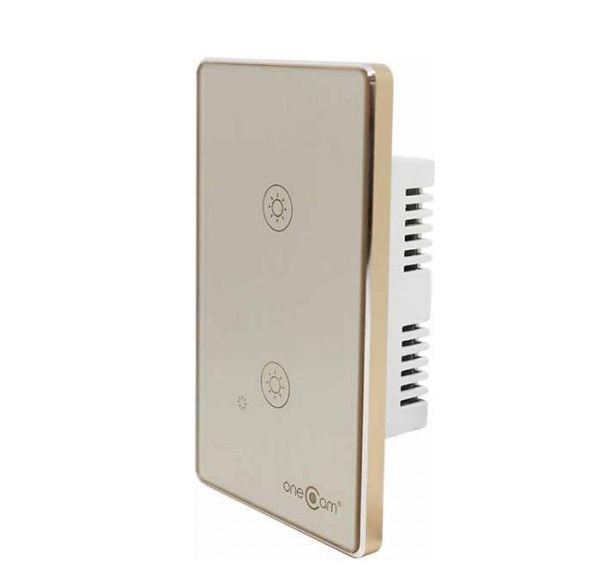 Công tắc Wifi cảm ứng chạm 2 nút ONECAM LS-102