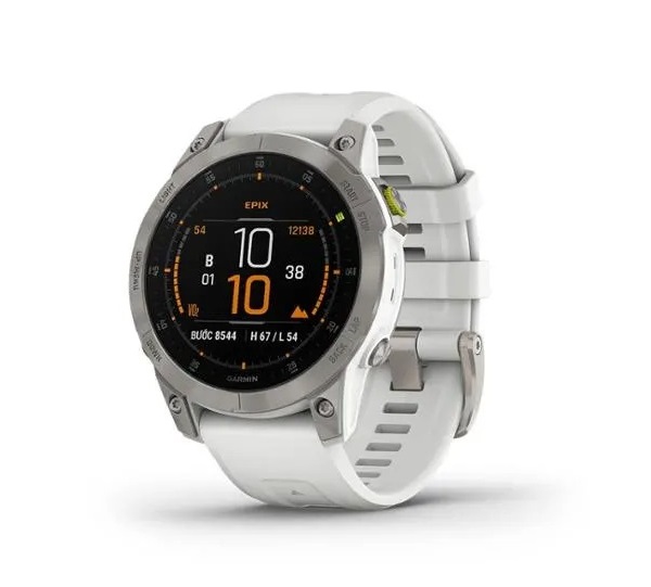 Đồng hồ thông minh Garmin epix Gen 2 White Sapphire (010-02582-27)