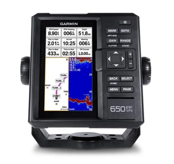 Máy định vị dò cá Garmin FishFinder 650 GPS