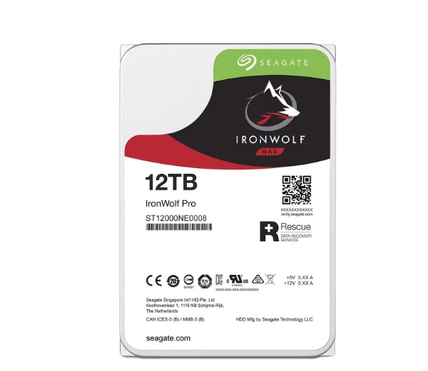 Ổ cứng chuyên dụng 12TB SEAGATE IronWolf Pro ST12000NE0008