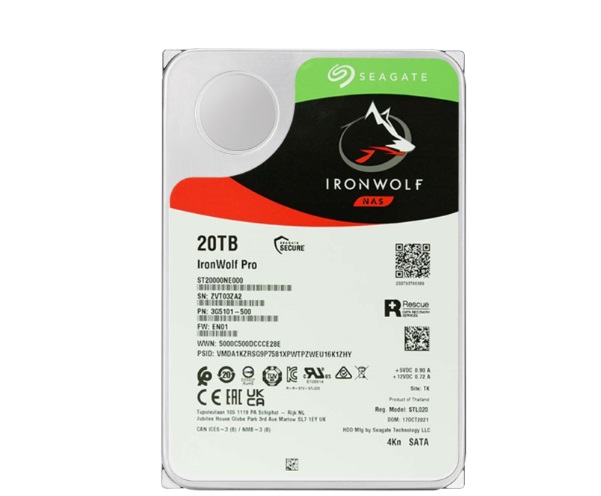 Ổ cứng chuyên dụng 20TB SEAGATE IronWolf Pro ST20000NE000