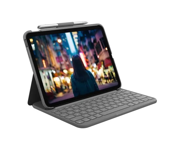 Bàn phím Bluetooth Logitech Slim Folio for iPad (Gen 7/Gen 8)