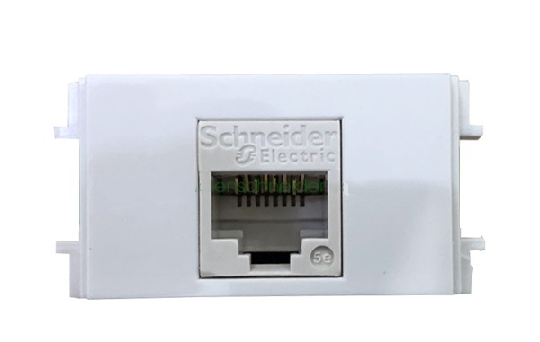 Ổ cắm mạng Cat5e size S Schneider F30RJ5EM_WE_G19