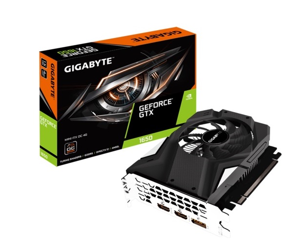 Graphics Card GIGABYTE GeForce GTX 1650 MINI ITX OC 4GB GV-N1650IXOC-4GD