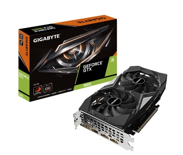 Graphics Card GIGABYTE GeForce GTX 1660 OC 6GB GV-N1660OC-6GD