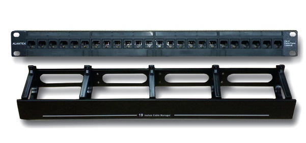 24-Port Patch Panel Alantek 302-201601-24AB