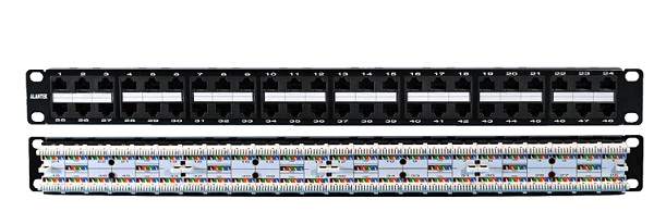 48-Port Patch Panel Alantek 302-201601-48AB