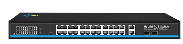 24-Port 10/100Base-TX PoE Switch G-NET GX-PES-2GXC24TPH-SFP