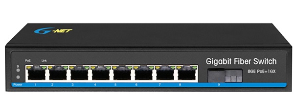 8-Port 10/100/1000Base-TX PoE Switch G-NET G-PES-1GX8GP-SC20S