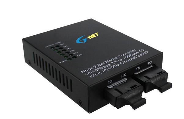 3-port 10/100Base-TX Ethernet Switch G-NET G-UES-2FX3TX-SC20A/B