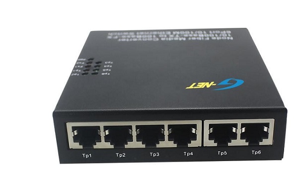 6-port 10/100Base-TX Ethernet Switch G-NET G-UES-2FX6TX-SC20A/B